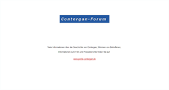 Desktop Screenshot of contergan-info.de