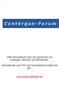 Mobile Screenshot of contergan-info.de