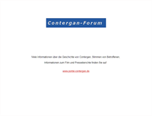 Tablet Screenshot of contergan-info.de